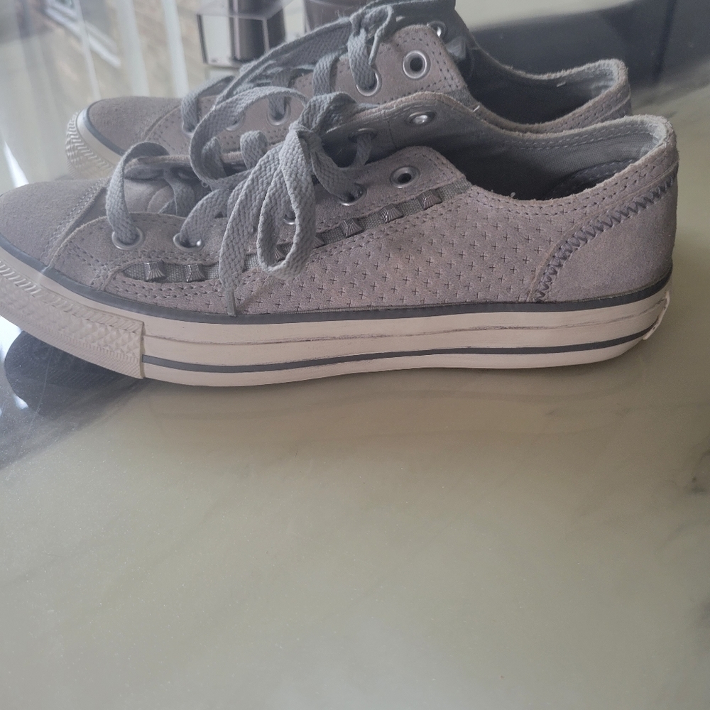 Gray Studded Converse - Picture 4 of 5